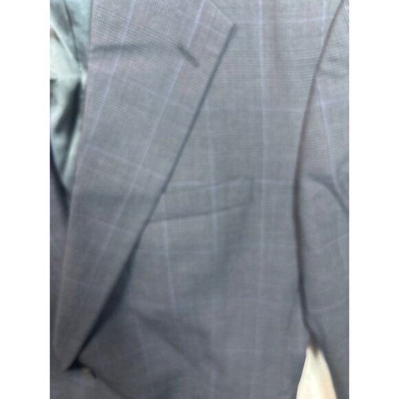 Vtg Polo University polo club by Ralph Lauren Mens Two-Button Navy Plaid 42 - Picture 5 of 16